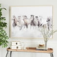 thumbnail image 2 of 40" x 30" Horse Framed Wall Art with Brown Frame, by DecMode, 2 of 8