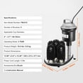 thumbnail image 6 of KFFKFF Industrial Electric Glass Cleaner, 5-Brush Bar Glass Washing Equipment, 1200 Units/Hour Stemware Cleaning Device, Ideal for Cleaning Champagne Flutes, Beer Steins, Mugs, 6 of 9