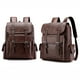 thumbnail image 3 of Bolsa de almacenamiento en liquidación, mochila de cuero para portátil para hombre, mochila para trabajo, negocios, viajes, oficina, universidad, mochila informal para portátil de 15,6 pulgadas,, 3 of 6