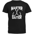 thumbnail image 1 of Master Baiter Black Adult T-Shirt, 1 of 1