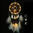thumbnail image 2 of Inmortal Qi Moon Dream Catcher Net Pendant Wind Chime DIY Handmade Material Package Feather Jewelry Pendant, 2 of 5