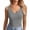 Grey, variant on Seamless Large U-back Women Vest Removable Bra Slim Versatile Undershirt Light Blue M