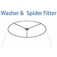 thumbnail image 3 of Urbanest Hardback Suede Drum Lampshade – 10" Top x 12" Bottom x 8.5" Slant Height – Kelly Green Tone – Spider Fitte- 1 Piece Suede Drum, Lampshade, , 12", 3 of 3