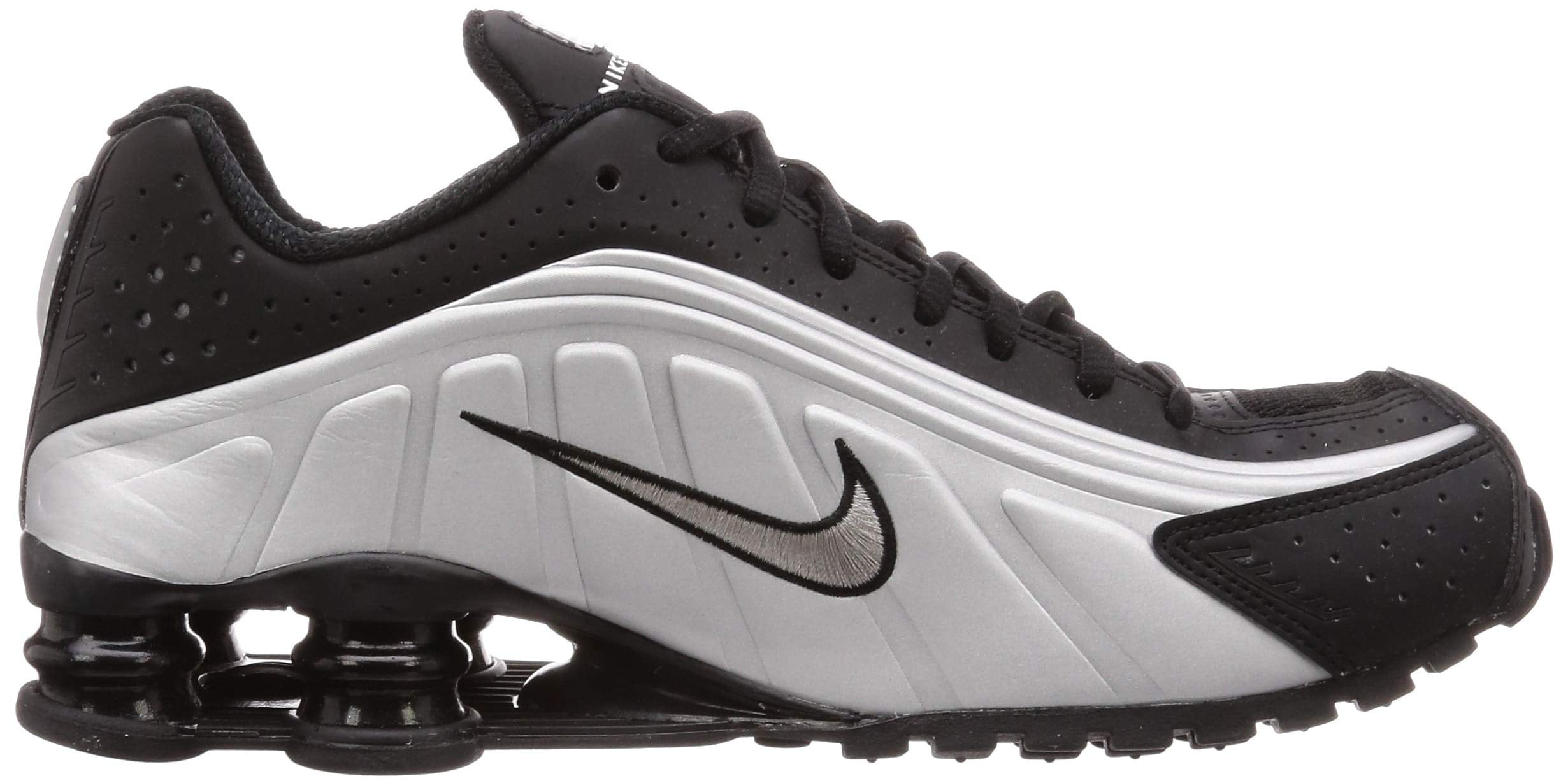 nike black and silver shoes