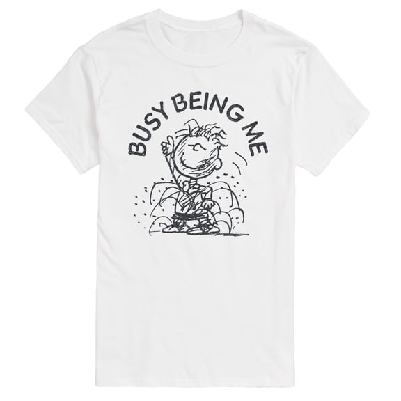 Peanuts - Busy Being Me Pigpen - Men's Short Sleeve Graphic T-Shirt
