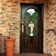 thumbnail image 4 of Warm light 5M Colgante de conejito de Pascua, corona de conejo Led plegable con adorno anudado para fiesta en casa, decoración de puerta delantera, 4 of 5