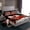 Black Red, variant on Feelyou Christmas Snowman Bed Sheets, Winter Wonderland Landscape King Sheets, Xmas Flower Sheet Set, Microfiber Bedroom Decor, 4pcs