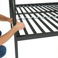 thumbnail image 7 of ASINMAK Twin-Over-Full Metal Bunk Bed for Teens with Built-in Ladder - Black, 7 of 7