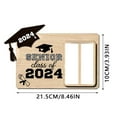 1 Graduation Gift Box Wooden Graduation Card Box Box 2024 Level