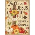 thumbnail image 3 of Fall for Jesus 5458 Decorative Flag, 3 of 5
