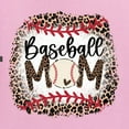 thumbnail image 2 of Baseball Mom Jaguar Print Sports Men's Graphic T-Shirt, Light Pink, XX-Large, 2 of 5