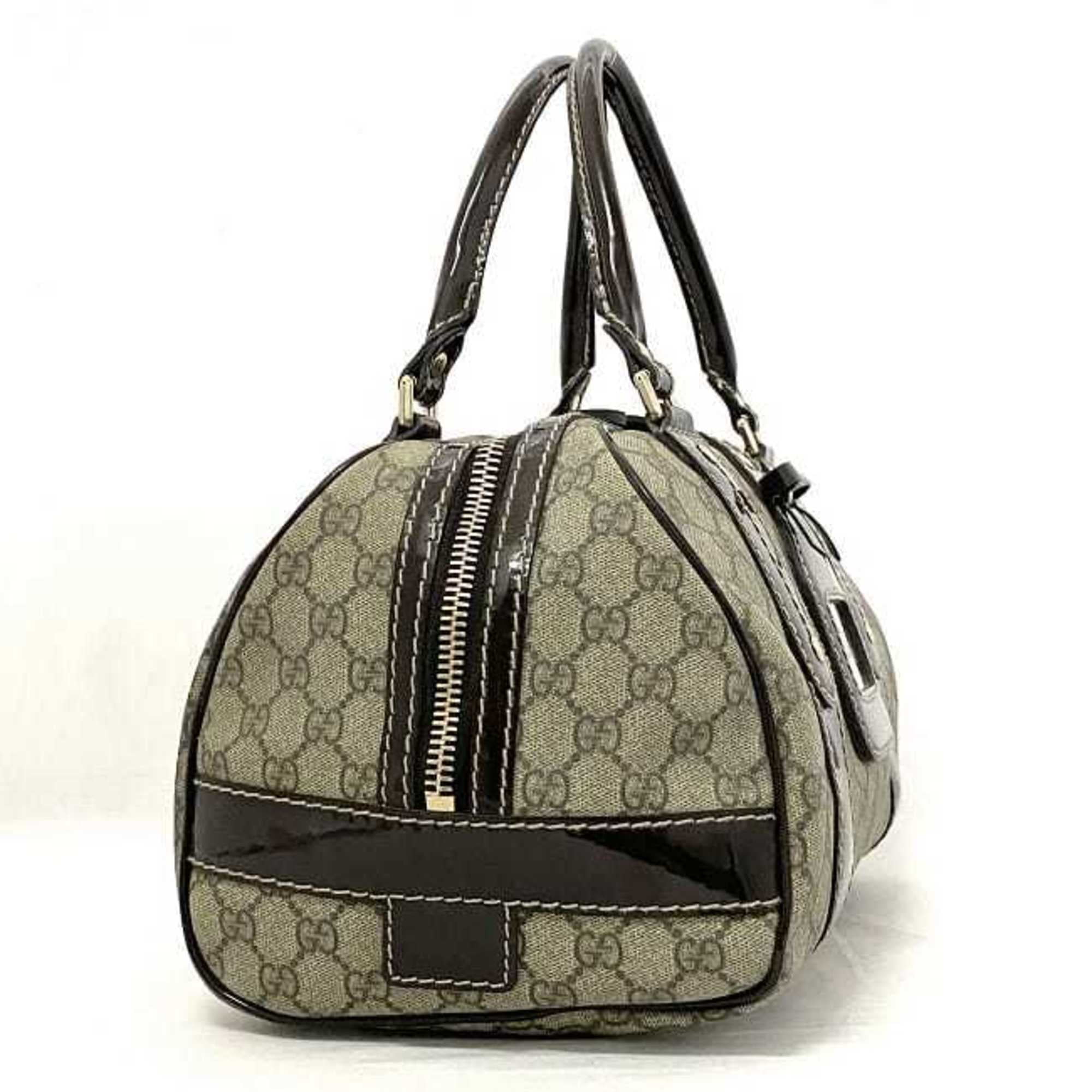 Boston leather handbag Gucci Brown in Leather - 25312415