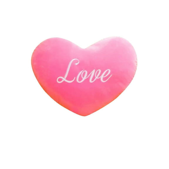 KCEHTA Hot Pink Heart Pillow, 5.9 inch Cute Mini Heart Shaped Throw Pillows, Love Pillows Decorative Throw Pillows for Bedroom Living Room, Christmas Valentine's Day Gifts for Her Women Girlfriend