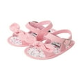thumbnail image 1 of Baby Girls Summer Sandals Anti-Slip Soft Sole Ruffle Flat Shoes, 1 of 6