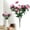Pink, variant on White Flowers Artificial for Decoration Gardenia Artificial Flower Silk Flowers Fake Flowers Artificial Flower Stems Faux Hydrangea Flowers Hydrangea Artificial Flowers for Home Decor White