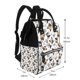 thumbnail image 2 of Disketp French Bulldog3 Mochila de Pañales de Gran Capacidad con Múltiples Bolsillos, Mochila de Viaje Multifuncional para Bebé, Unisex, Moderna y Resistente, 2 of 6