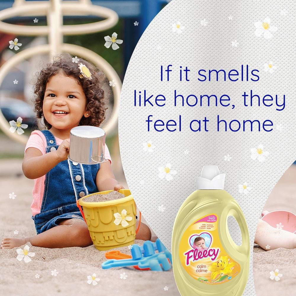 Fleecy Calm Liquid Fabric Softener Liquid (Fabric Conditioner), 4.7 L - 233 WL