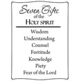 thumbnail image 2 of VWAQ 7 Gifts of the Holy Spirit Wall Decal Bible The Seven Gifts of the Holy Spirit Wall Art Stickers Scripture Faith - 561, 2 of 2