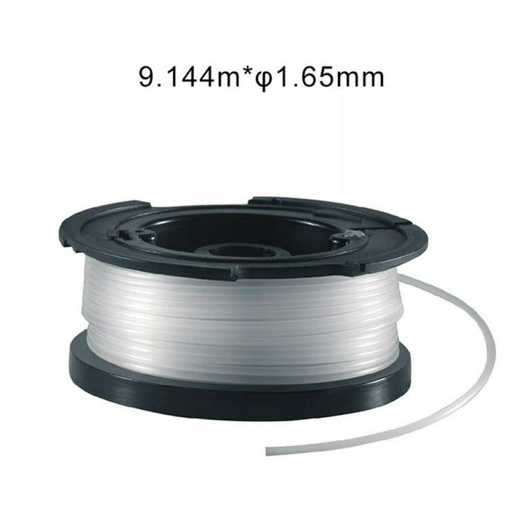 6-Pack Replace Black+decker Af-100-3zp Lawn Mower Spool Line String Trimmer White 30ft,Replacement Spool Weed Eater Spools Refills Line Gh600 Gh900