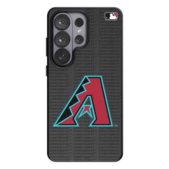 Keyscaper Arizona Diamondbacks Text Backdrop Galaxy Magnetic Bump Case