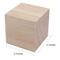 thumbnail image 2 of 2 Inch Wooden Cubes,Wooden Blocks for Arts and Crafts and DIY Projects,Natural Pine Wood Square Blocks,Topboutique Unfinished Wood Blocks for Wood Crafts,8 Pcs, 2 of 7
