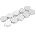 thumbnail image 3 of 10pcs Aluminum Round Cans, Screw Thread Lids, Portable Size, Multifunction, Dust Proof, Package Includes, Perfect for Hair Wax, Hair Mud, Candles, Solid Perfume, 3 of 7