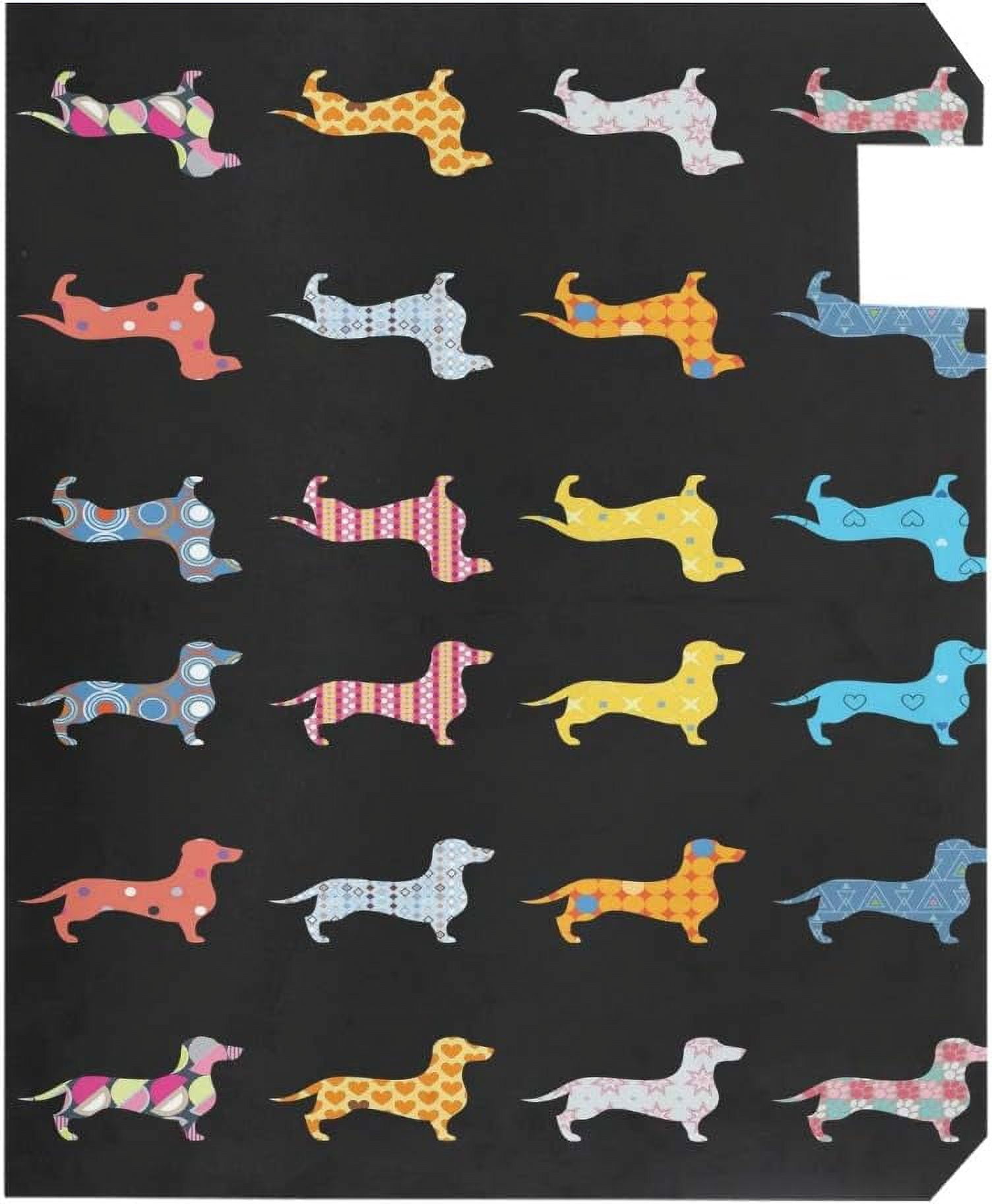Decorative Dogs Dachshund Magnetic Mailbox Cover MailWraps Garden Yard Home Decor for Outside Standard Size-18"x 20.8"