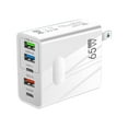 thumbnail image 1 of Qaailabf 36W Fast Charger with PD 20W Type-C Port & 3 USB Ports, Multi Device Travel Wall Charger Adapter Compatible with iPhone Samsung Tablets, US Plug Power Adapter with Smart Power Distribution, 1 of 5