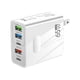 thumbnail image 1 of Cargador rápido PD de 36W - Puerto USB-C 5V3.1A y 3 puertos USB-A Adaptador de pared con distribución de energía inteligente, 1 of 5