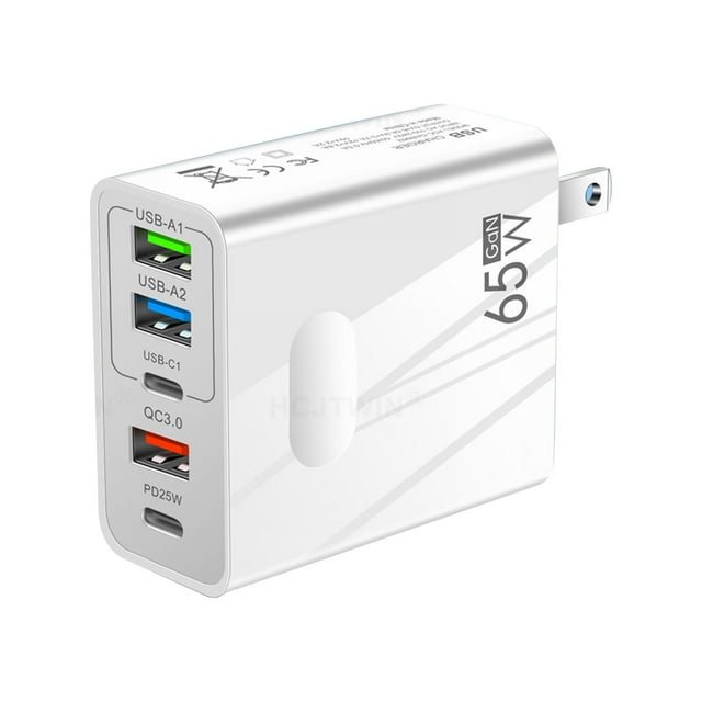 Mobile Phone Charger 5V3.1A PD+3USB Multi-port Travel Charger US Standard Charger Adapter
