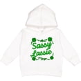 thumbnail image 2 of Inktastic Sassy Lassy with Green 4 Leaf Clovers Toddler Hoodie, 2 of 4
