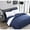 White & Navy, variant on G3 Home 90049 Chestnut Reversible Bed in A Bag Comforter Set, White & Navy - King Size - 7 Piece