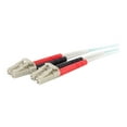 thumbnail image 3 of C2G 0.5m LC-LC 50/125 OM4 Duplex Multimode Fiber Cable - Aqua - network cable - 0.5 m - aqua, 3 of 3