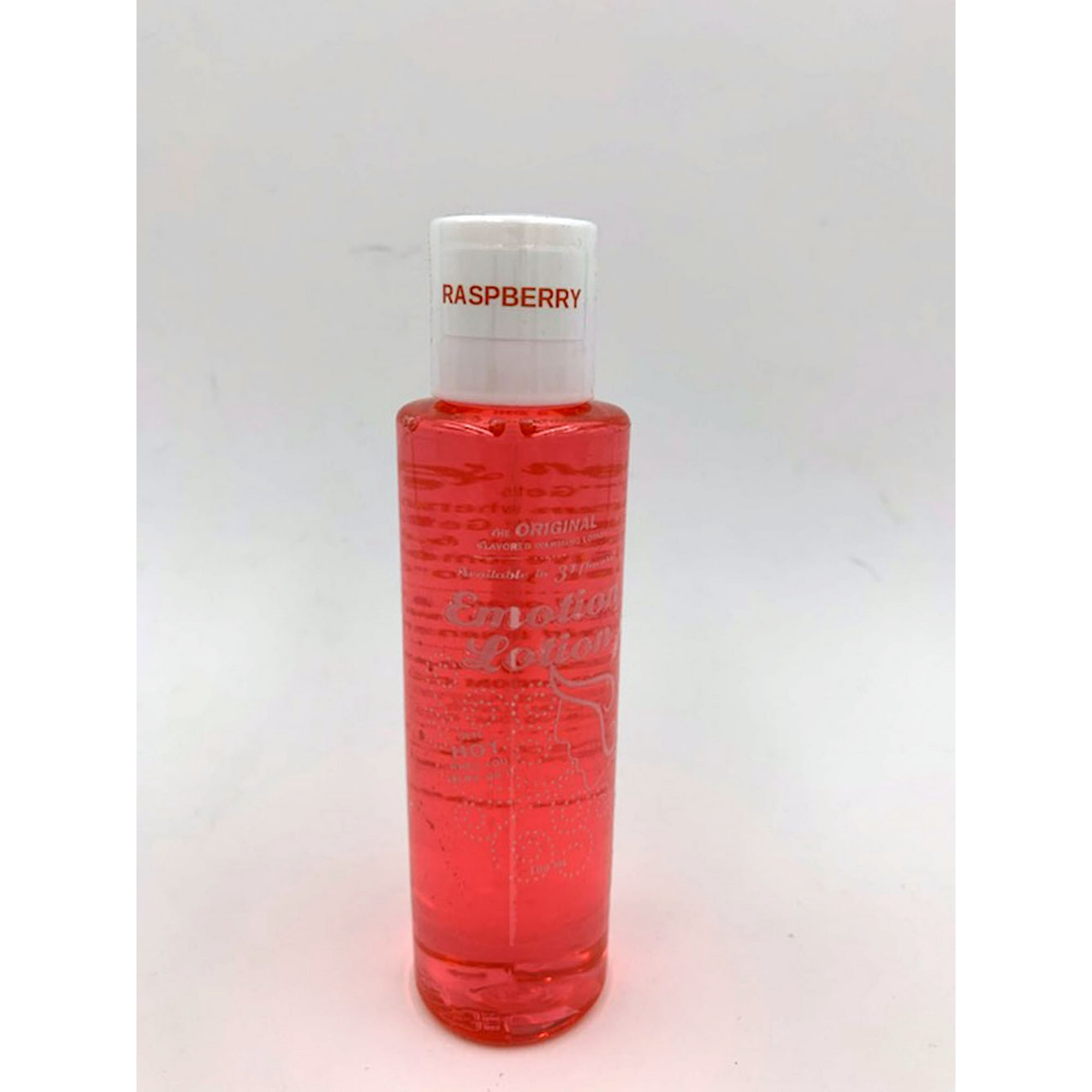 E-Motion Lotion Raspberry Flavored Warming Massage Moisturizer, 4 fl oz