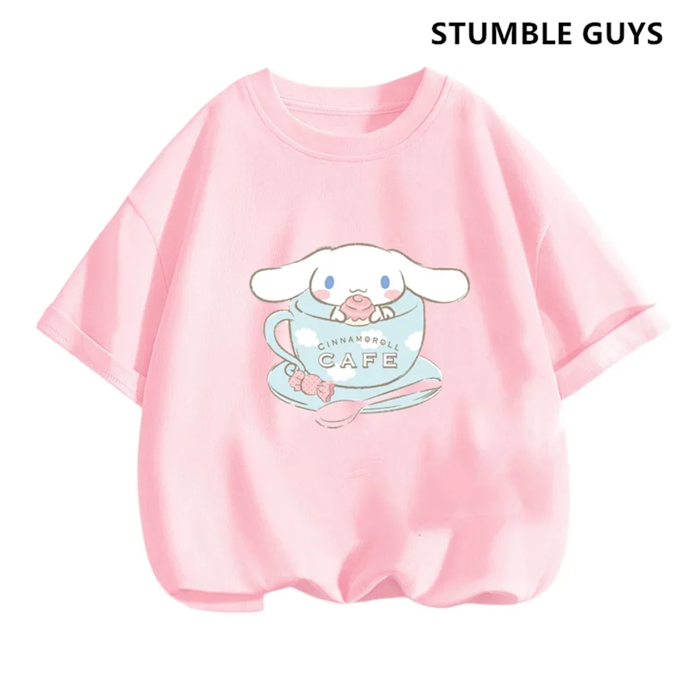 Cinnamoroll T-shirt Set Sanrio Children's Short-sleeved New
