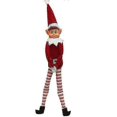 thumbnail image 1 of Two-pack Christmas Elf Doll Christmas Elf Male Red Male Elf Christmas Doll Ornaments, 1 of 5