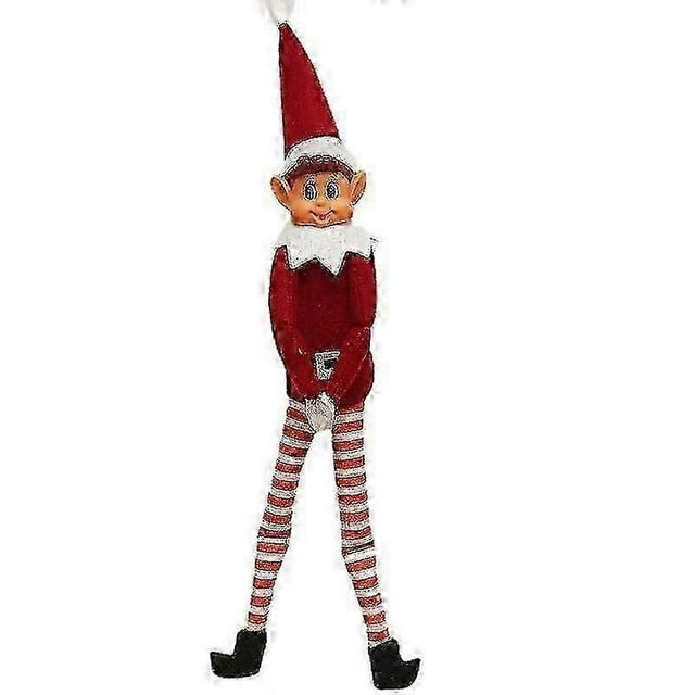 Two-pack Christmas Elf Doll Christmas Elf Male Red Male Elf Christmas Doll Ornaments
