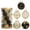 Black-6A-home supplies, variant on LEFTHIGH Home 25pcs Christmas Tree Ornament Pendant Party Supplies Tree Hanging Plastic Home Decor Living Room