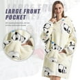 thumbnail image 5 of Blanket Hoodie for Women Men Oodie Adult Cozy Warm Wearable Blanket Comfy Sherpa Oversized Hoodie Blanket Sweater with Pocket, 5 of 6