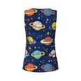 thumbnail image 5 of Haiem Planets and Stars Workout Tank Tops for Women, Athletic Sports Slim-Fit Tank Tops, Compression Sleeveless Dry Fit Shirts,Athletic Shirt-Medium, 5 of 9