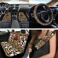 thumbnail image 2 of Jeiento Aztec Western Horse Car Seat Covers Full Set with Floor Mats Carpets Arm Rest Cover Seat Belt Cover Coaster Keychains Lipstick Holder 17 PCS Auto Accessory Fit for Most Cars Truck SUV Sedan, 2 of 7
