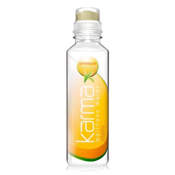 Karma Culture Karma Water, Vitality Pineapple Coconut, 18 Fl Oz, 12 Ct