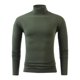 thumbnail image 1 of pstuiky Camisas casuales de manga larga para hombre, Camiseta de invierno para hombre, color liso, cuello medio alto, manga larga y cuello redondo. camisetas de hombre xxl, 1 of 4