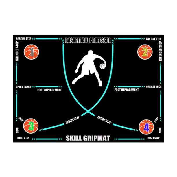 Tapete de Entrenamiento de Baloncesto Strade Fareast Limited antideslizante silencioso Equipo de entrenamiento de habilidades de baloncesto Línea Azul Con correa