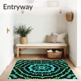 thumbnail image 3 of ODIKA 2x3 Machine Washable Non-Slip Area Rug, Enchanted Forest Medallion Plush Ultra Soft Rug, None, 530045, 3 of 7