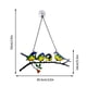 thumbnail image 2 of Colgante de 4 Pájaros, Diseño Colorido de Hierro Pintado a Mano, Decoración Alegre para Ventanas, Ilumina Cualquier Espacio, con Ventosa, Arte Único Hecho a Mano, Gran Regalo para Seres Queridos, 1 A, 2 of 4