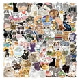 thumbnail image 1 of 100 pegatinas lindas de animales de gato - Vinilo impermeable personalizado Kawaii Aestheti, 1 of 5