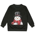 thumbnail image 4 of Kids Christmas Sweatshirts,Snowman Christmas Patterns Long Sleeve Pullover Tops Crewneck Sweatshirt Xmas Sweatshirt Christmas Clothing 7-8 Years, 4 of 4