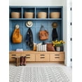 thumbnail image 3 of Unique Loom Moroccan Trellis Collection Area Rug - Mamounia (7' 10" x 10' Rectangle Ivory/Gray), 3 of 11