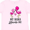 thumbnail image 4 of Inktastic My Nana Loves Me with Two Flamingos Boys or Girls Toddler T-Shirt, 4 of 5